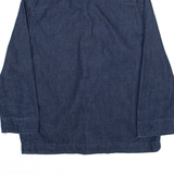 LEVI'S Red Tab Blue Denim Long Sleeve Shirt Girls M