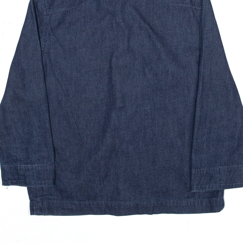 LEVI'S Red Tab Blue Denim Long Sleeve Shirt Girls M