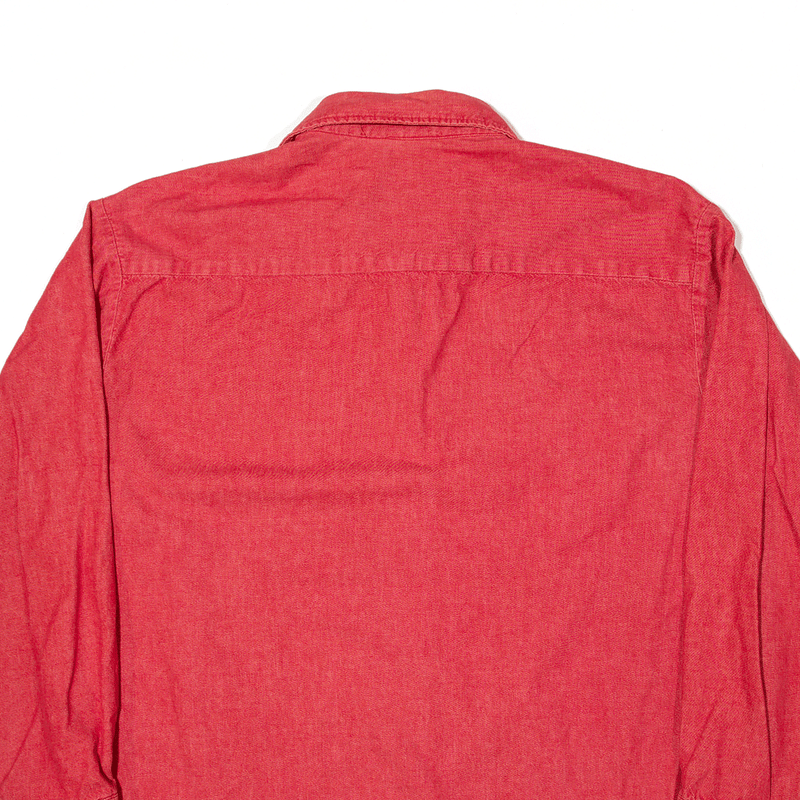 CRYSTAL SPRINGS Indiana Shirt Red USA Plain Long Sleeve Mens XL