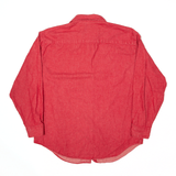 CRYSTAL SPRINGS Indiana Shirt Red USA Plain Long Sleeve Mens XL