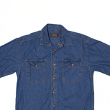 LINCOLN OUTFITTERS Shirt Blue Denim Short Sleeve Mens M