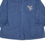NITRO Shirt Blue Denim 3/4 Sleeve Womens XL