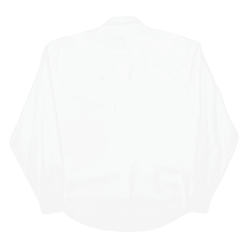 Vintage OTTO KERN Womens Plain Shirt White 90s Long Sleeve M