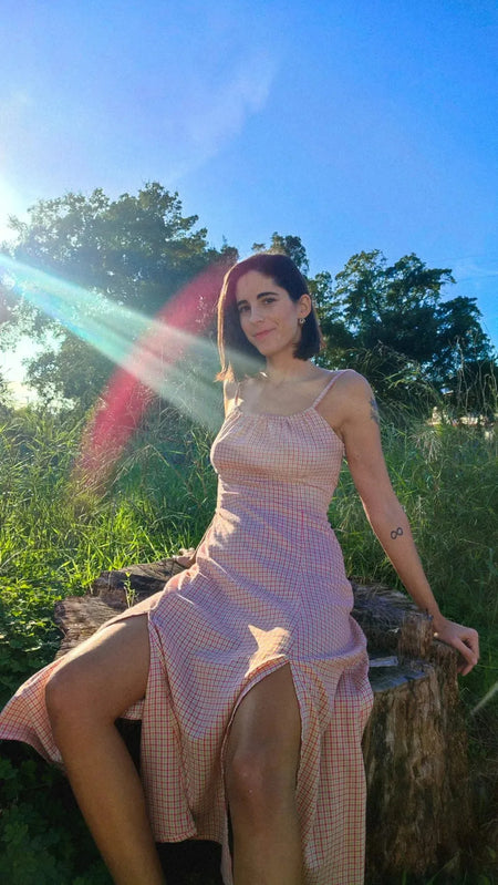 EUPHORBIA DRESS - PLAID