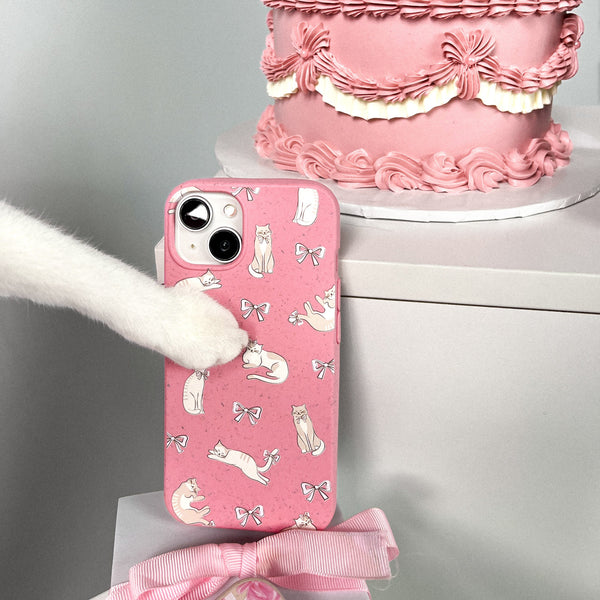 Bubblegum Pink Purrfection iPhone 6/6s/7/8/SE Case