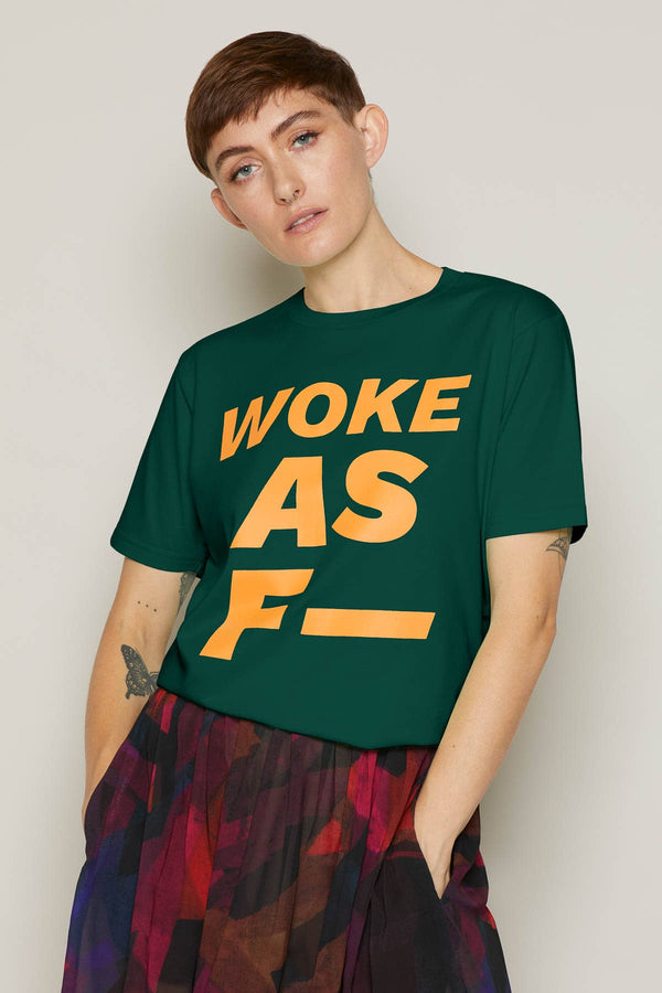 Woke As F T-Shirt (Green)