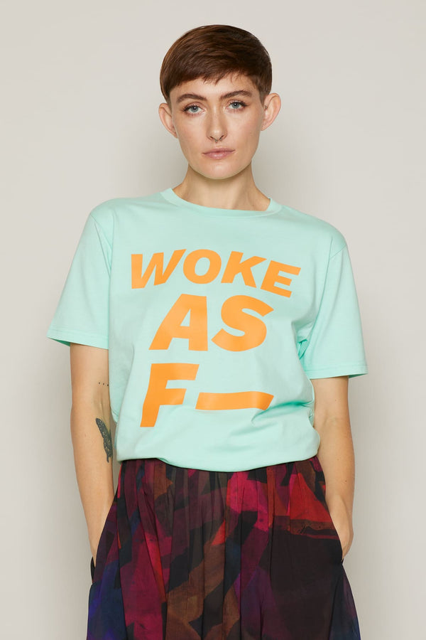 Woke As F T-Shirt (Mint)