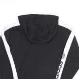 ADIDAS Sports Black Pullover 1/4 Zip Hoodie Womens XS