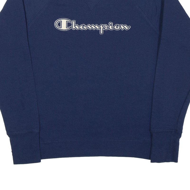 CHAMPION Sweatshirt Blue Mens XS