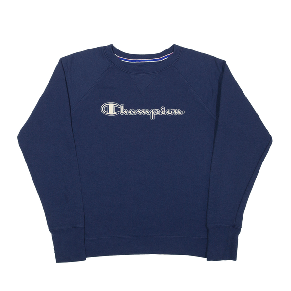 CHAMPION Sweatshirt Blue Mens XS