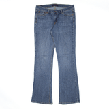 LEVI'S 518 Superlow Jeans Blue Denim Slim Bootcut Womens W32 L32