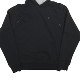 CHAMPION Hoodie Black Pullover Mens S