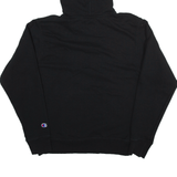 CHAMPION Hoodie Black Pullover Mens S