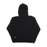 CHAMPION Hoodie Black Pullover Mens S