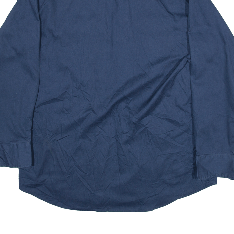 DICKIES Plain Shirt Blue Long Sleeve Mens L
