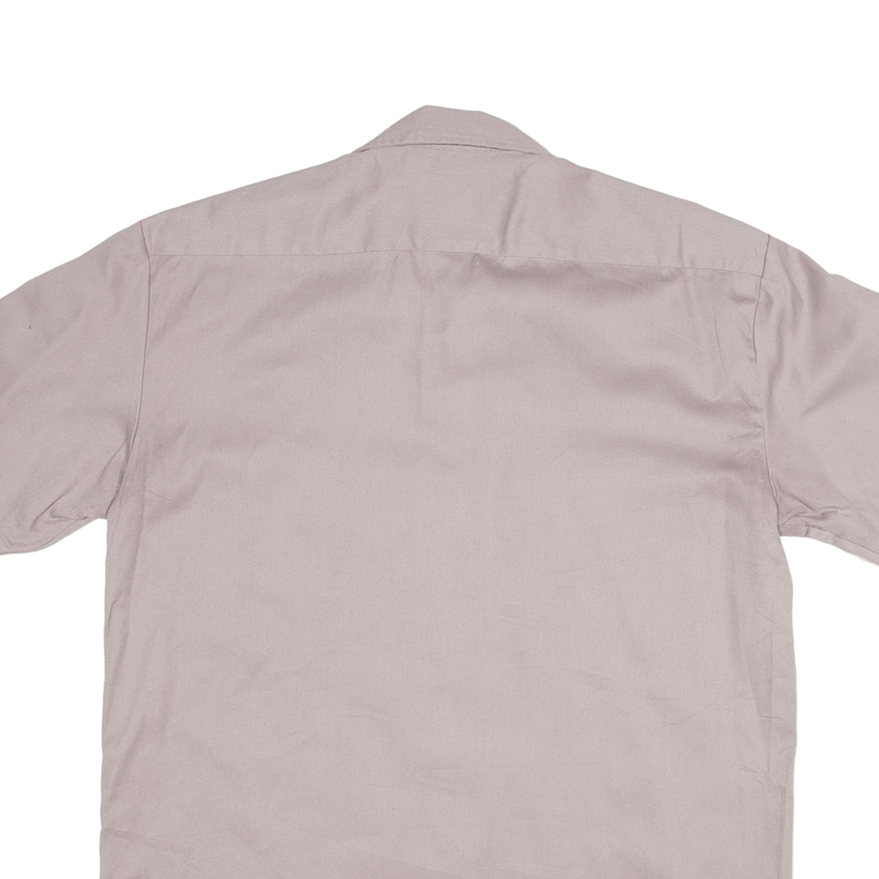 DICKIES Worker Shirt Grey Short Sleeve Mens M