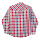 WRANGLER Mens Shirt Red Check Long Sleeve 2XL