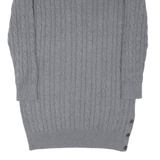POLO RALPH LAUREN Girls Jumper Grey Cable Knit 16Y
