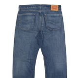 LEVI'S 505 Jeans Blue Denim Regular Straight Mens W36 L30
