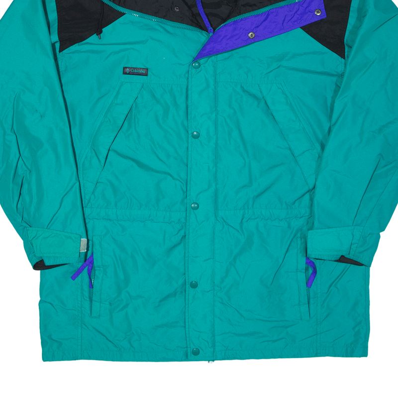 COLUMBIA Parka Jacket Green 90s Mens XL