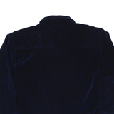Paris Las Vegas Fleece Lined Velour USA Jacket Blue 90s Mens L