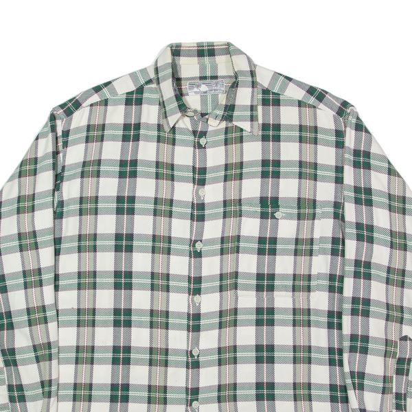 BARBADOS Shirt Green Check Long Sleeve Mens L