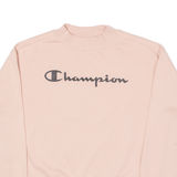 CHAMPION Girls Sweatshirt Pink High Neck 2XL