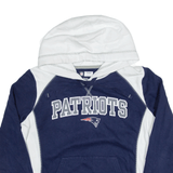 NFL New England Patriots USA Hoodie Blue Pullover Womens S