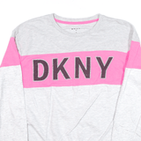 DKNY Sweatshirt Grey Girls L