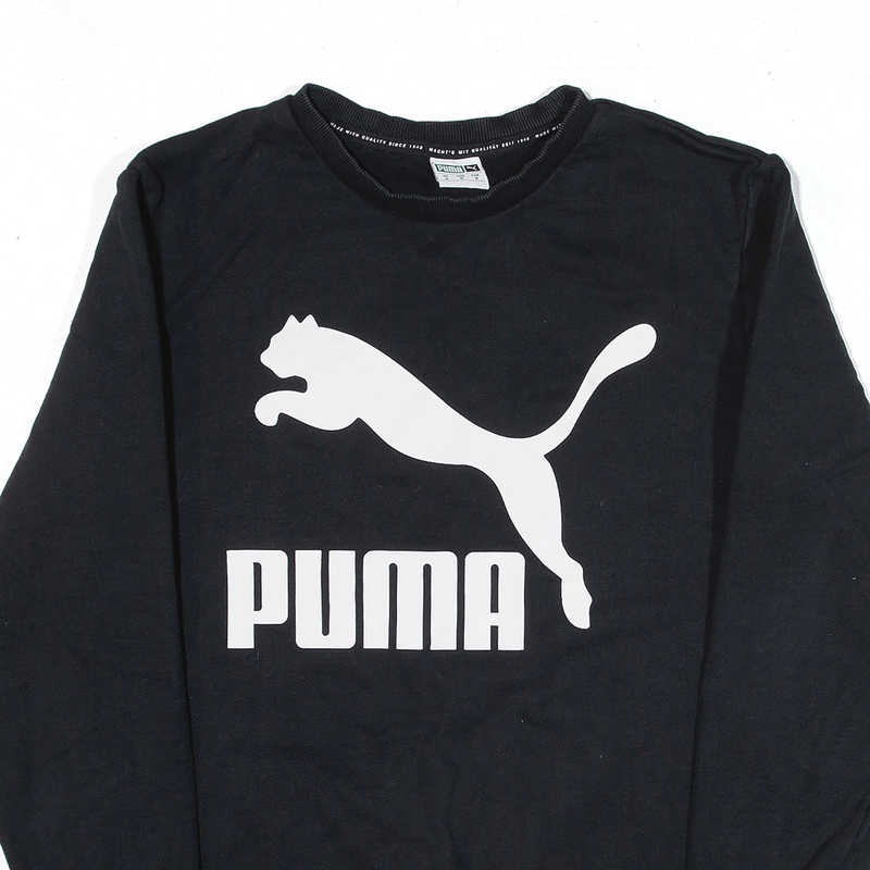 PUMA Sports Sweatshirt Black Mens M