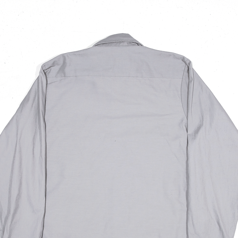 RED KAP Shirt Grey Worker Long Sleeve Mens M