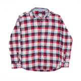 NAUTICA Shirt Red Check Long Sleeve Mens 2XL