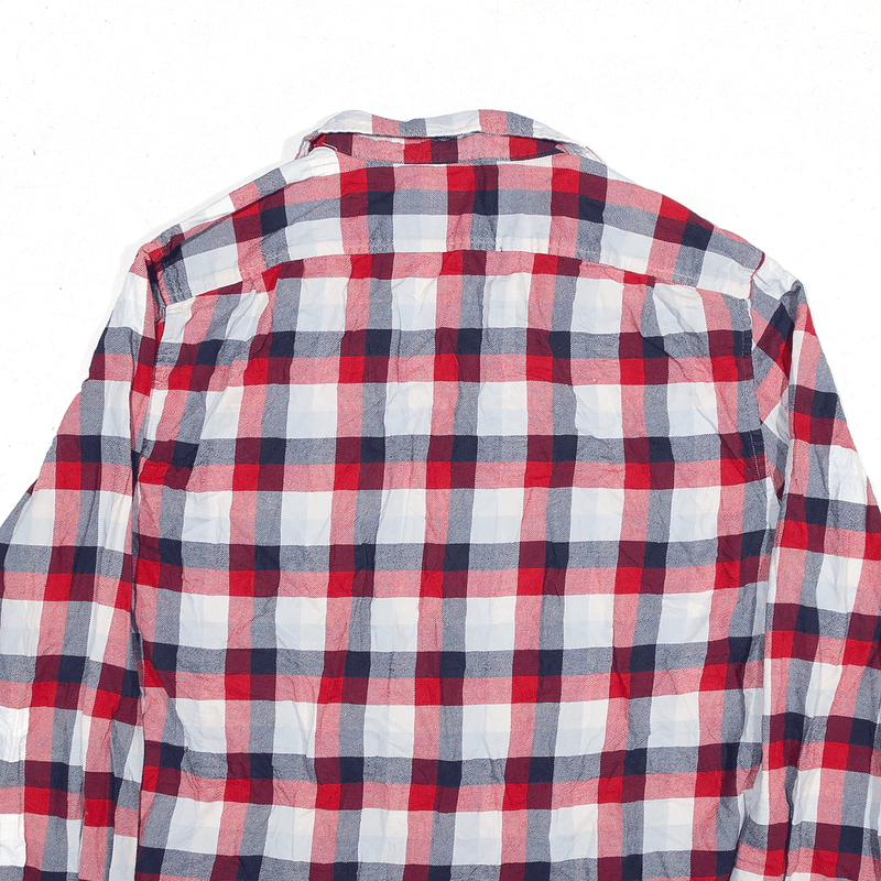 NAUTICA Shirt Red Check Long Sleeve Mens 2XL