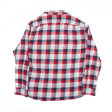 NAUTICA Shirt Red Check Long Sleeve Mens 2XL