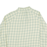 WOOLRICH Shirt Green Check Long Sleeve Womens L