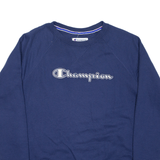 CHAMPION Sweatshirt Blue Womens S