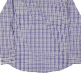 NAUTICA Shirt Purple Plaid Long Sleeve Mens XL