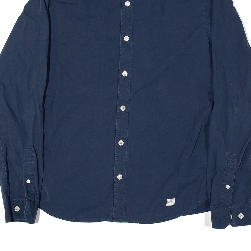 DIESEL Plain Shirt Blue Long Sleeve Mens M
