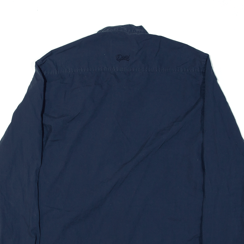 DIESEL Plain Shirt Blue Long Sleeve Mens M