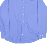 CHAPS Blue Plain Long Sleeve Shirt Boys L