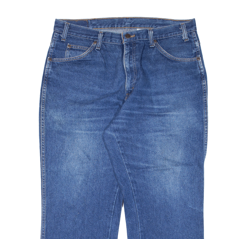 DICKIES Workwear Jeans Blue Denim Regular Straight Stone Wash Mens W36 L24