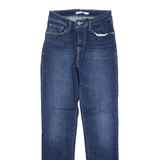 LEVI'S Mid Rise Jeans Blue Denim Slim Skinny Womens W27 L32