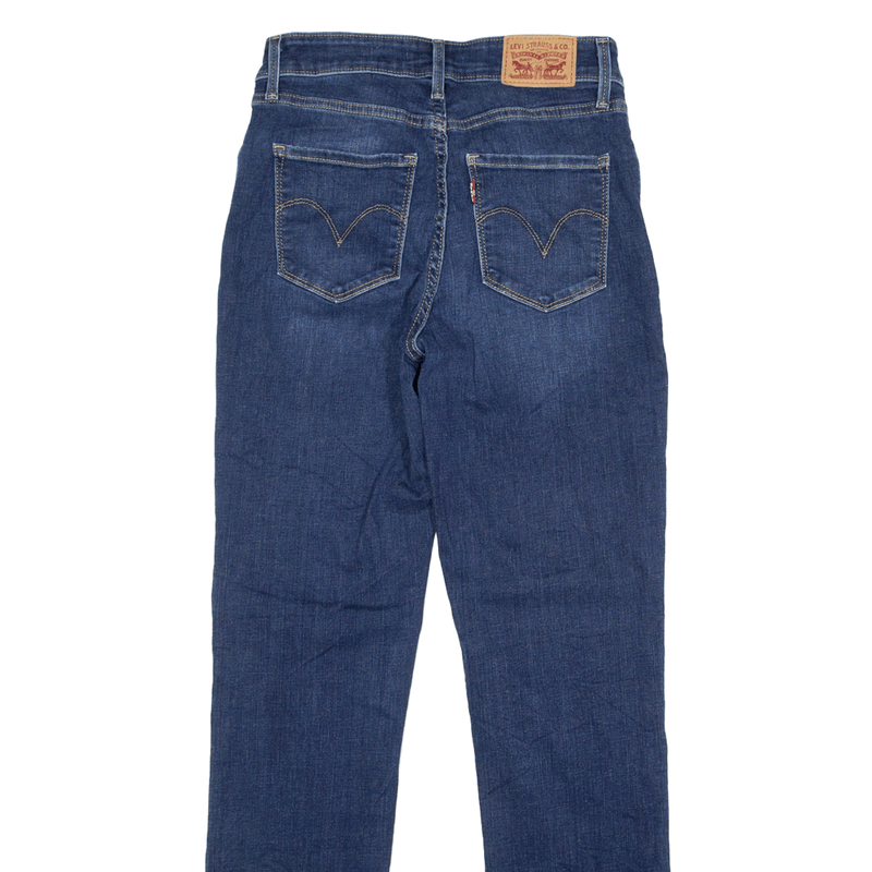 LEVI'S Mid Rise Jeans Blue Denim Slim Skinny Womens W27 L32