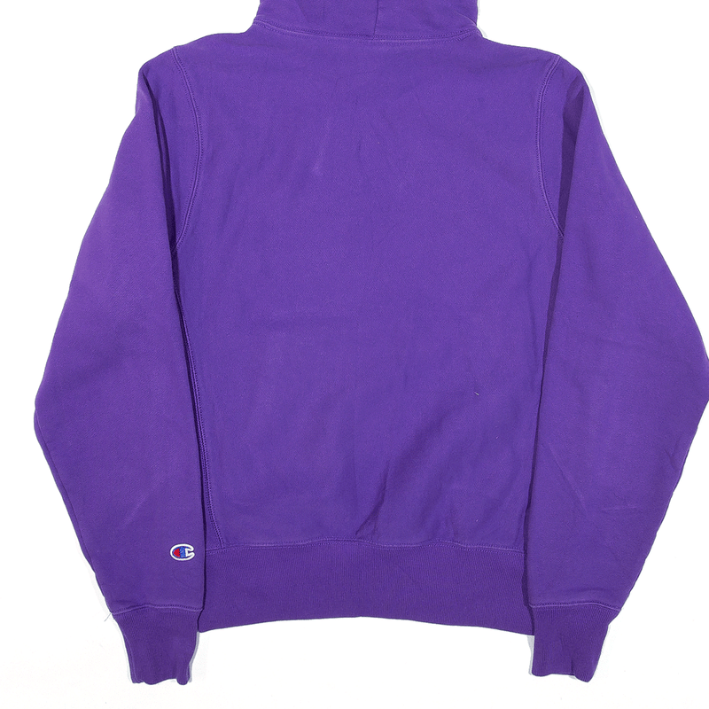 CHAMPION Hoodie Purple Pullover Mens S