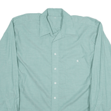 HATICO Shirt Green Check Long Sleeve Mens L
