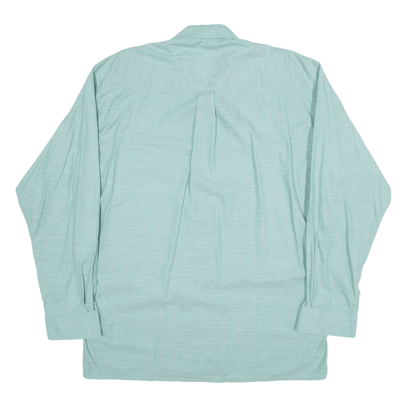 HATICO Shirt Green Check Long Sleeve Mens L