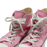 CONVERSE Womens Sneaker Shoes Pink Canvas UK 6