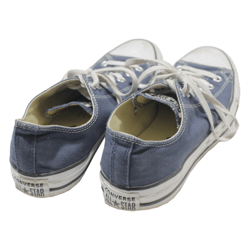 CONVERSE Womens Sneaker Shoes Blue Canvas UK 8.5