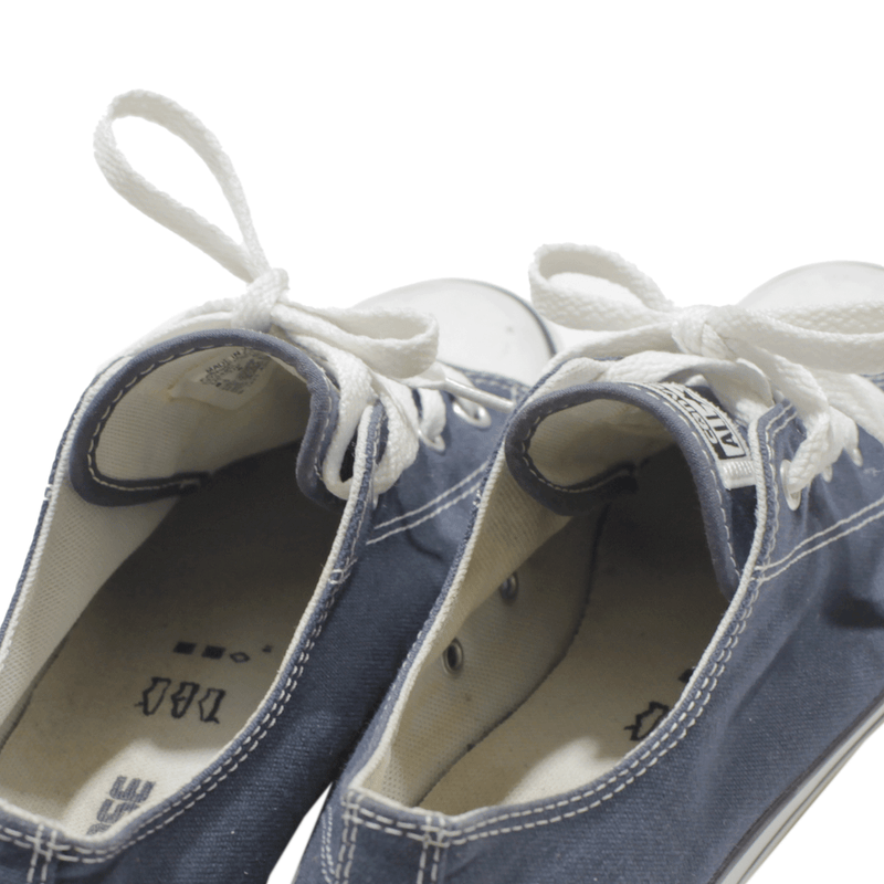 CONVERSE Womens Sneaker Shoes Blue Canvas UK 6