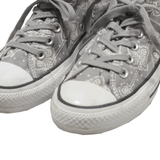 CONVERSE Patterned Womens Sneaker Shoes Grey Canvas UK 5.5